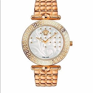 Versace Women's VK7240015 Swiss Quartz Gold Watch